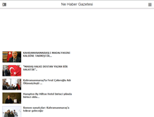 Tablet Screenshot of nehabergazetesi.com